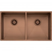 Oliveri Spectra Double Bowl Copper Sink